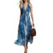 2026 European And American Foreign Trade Women's Clothing New Printed With Deep V-neck, Sleeveless, Halter Neck, Casual_ecoleips.com