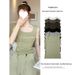 Women's Summer Camisole Top, Versatile Stylish, Can Be Worn As An Outer Layer, Sleeveless, Conceals Side Bulges,_ecoleips.com
