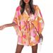 European And American Summer Flying Sleeves Popular V-neck Lace Up Casual Vacation Dress_ecoleips.com
