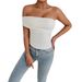 Women's Clothing Fashion One Shoulder One Neck Tops_ecoleips.com