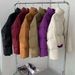 Women's Clothing Short Puffer Jacket With Stand Collar, Quilted Winter Coat, Lightweight Warm Fleece Lined Outerwear, Casual Streetwear_ecoleips.com