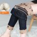 Women's Wool Denim Jeans, High-waisted, Winter Outerwear, Fleece-lined, Thickened Cotton Pants, Slimming, Extra Thick,_ecoleips.com