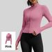 Juyitang Women's Stand Up Collar Slim Fit Stretch Sports Top Yoga Jacket For Fitness Running And Cycling_ecoleips.com