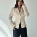 Women's Clothing Elegant Blazer American Style Solid Color Cardigan Long Sleeve Slim Fit Coffee Dark Blue Black_ecoleips.com