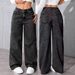 High-Waisted Straight Leg Jeans For Women - Vintage Washed Denim Pants, Sweet & Spicy Style, Comfortable Loose Fit For Spring/Fall_ecoleips.com