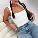 Women's Clothing Women's Sleeveless Vest Simple Solid Color Square Neck Slim Short Top Inner Layer For Girls For Formal & Casual For Women_ecoleips.com