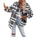 Women's Oversized Plaid Wool-Blend Coat Long Sleeve Notched Lapel Single-Breasted Jacket For Fall & Winter_ecoleips.com
