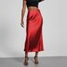 High-Waisted Draped Midi Skirt for Women Elegant Slimming Bodycon Straight Skirt European American Style Autumn Winter Hot Selling_ecoleips.com