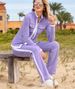 Women's Clothing New Long sleeved Casual Color Matching Suit _ecoleips.com