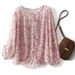 2026 Spring/Summer New Fashionable And Stylish Blouse With Elegant Design, Unique Pink Floral Shirt For Women_ecoleips.com