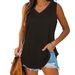 Women's Clothing Sleeveless Solid Color Vest T Shirt_ecoleips.com