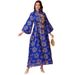 SW67 Women's Puff Sleeve Dress Evening Gown Flower Print Muslim Fashion Collection_ecoleips.com