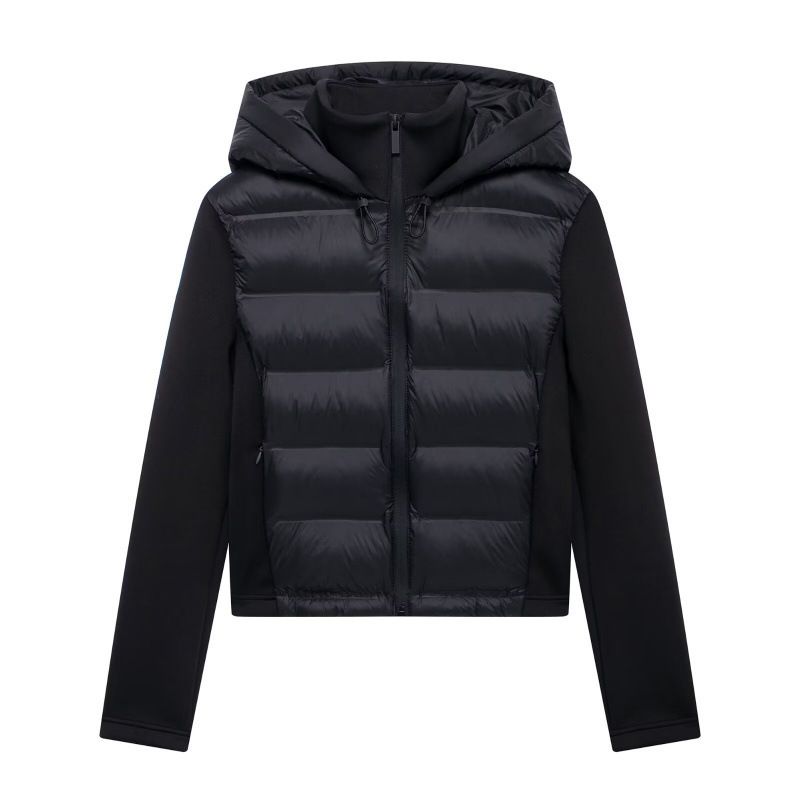 Women's Casual Hooded Quilted Jacket – Lightweight Long-Sleeve Coat For Winter (XS-L, Polyester Shell, Zip Front)_ecoleips.com
