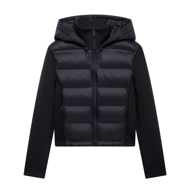 Women's Casual Hooded Quilted Jacket – Lightweight Long-Sleeve Coat For Winter (XS-L, Polyester Shell, Zip Front)_ecoleips.com