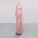 Women's Pleated Asymmetrical Slim Fit Floor Length Dress with Flowing Ribbons Southeast Asia Spring New 2026 Gown_ecoleips.com