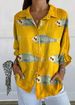 Women's Summer New Trendy Seven-Sleeve Animal Pattern Print 3D Shirt_ecoleips.com
