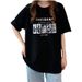 Women's Harajuku Style Short Sleeve T-Shirt Loose Korean Trendy Top For Summer Live_ecoleips.com