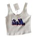 Aria Basics Aria Basics Black Short Camisole For Women 2025 Summer Sleeveless Hot Girl Top European And American Sexy Tight-Fitting Outerwear_ecoleips.com