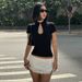 European And American Best-Selling Women's Clothing 2026 Spring New Fashion Sexy Hollow Out Front Button Solid Color_ecoleips.com