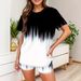 Women's Clothing Casual Fashion Trend Short Sleeved Round Neck Shorts Suit_ecoleips.com