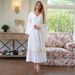 2025 New European American Foreign Trade Middle Eastern Arab Clothing, Long-Sleeved V-Neck Dress, Loose And Casual_ecoleips.com