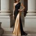 Ng2510292 European And American Cro-border Dre, Black Straple Evening Gown, Engagement Show, High-end, Elegant, Slimming_ecoleips.com