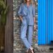 Women's Clothing Summer 2 Piece Set Large Size Cotton And Linen Shirt Set High Waist Loose Pocket_ecoleips.com