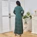 New Evening Dress Muslim Robe Female Long Skirt Heavy Hand Sewn Beaded Long Sleeve Dress_ecoleips.com