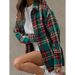 This Is An American Retro Long-Sleeved Checked Shirt With A Unique Design Sense. It's A Casual Checked Shirt Jacket For_ecoleips.com