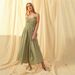 Summer Retro Plaid A-Line Dress For Women Slimming Design With Waist Cinching_ecoleips.com