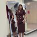 Women's Commuter Style Double Breasted Collared Top And High-Waisted Brown Pencil Skirt Two-Piece Set Versatile Clothing_ecoleips.com