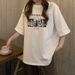 Women's Harajuku Style Short Sleeve T-Shirt Loose Korean Trendy Top For Summer Live_ecoleips.com