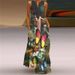 2026 European And American New Women's Vintage Printed Long V-neck Sleeveless With Pockets Summer Sexy Dress_ecoleips.com