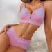 Women's Clothing New Striped Tight Fitting Sling Backless Sexy Split Swimsuit Female Bikini Set_ecoleips.com