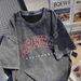 2024 Summer New Pure Cotton Sho Sleeve T-Shi For Women, Ins Trendy Brand, College Style Top, Washed Vintage Base_ecoleips.com