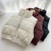 Women's clothing Spring Women's Urban Casual Versatile Cotton Clothes Vest Vest Inner Pocket Design Jacket_ecoleips.com