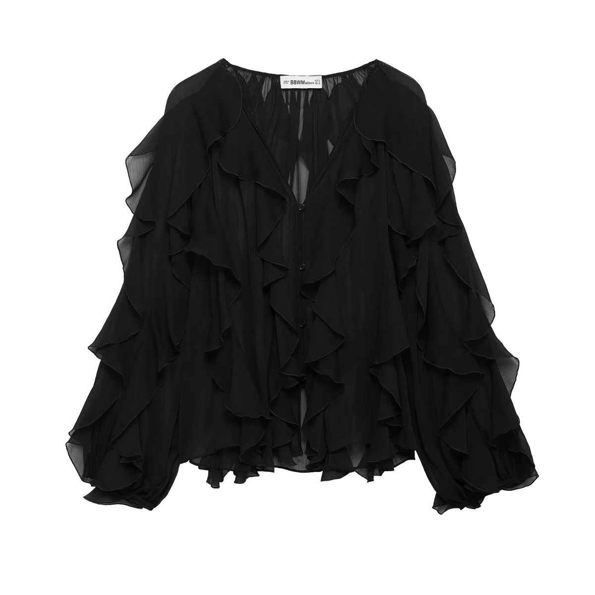 Women's Clothing Fashion Design Layered Decorative Shirt_ecoleips.com