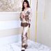 Women's Clothing Spring Women's Elegant Two-Piece Set Sexy Print Style Outerwear Top With Skirt Long Sleeve For Formal & Casual_ecoleips.com