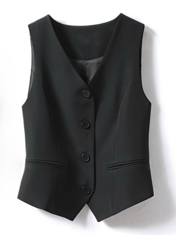 K Suit Vest, Women's Tank Top, New Slim Fit, Outer Layer, Layered, Camisole, Short Clip_ecoleips.com