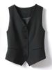 K Suit Vest, Women's Tank Top, New Slim Fit, Outer Layer, Layered, Camisole, Short Clip_ecoleips.com