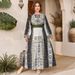 Women's Digitally Printed Robe Muslim Fashion Clothing Hot Selling Cross Border_ecoleips.com
