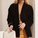 2025 New European And American Style Women's Fashion Retro Brown Loose Pocket Long Sleeve Blazer For Women_ecoleips.com