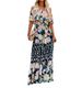 Women's Clothing New One Shoulder Printed Long Swing Dress_ecoleips.com