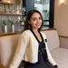Women's Clothing Spring And Autumn New Casual Fashion Knitted Jacket High Waist Skirt Suit_ecoleips.com