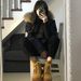 girl American Style High-End Quilted Jacket Thickened Black Hooded Coat For Women 2025 New Down Cotton Parka_ecoleips.com