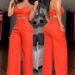 Women's Clothing Fashion Casual Suspender Suit Women's Clothing_ecoleips.com