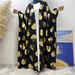Women’s Clothing Fashion Muslim Cardigan Gold stamped Bat Sleeves Large Swing Elegant Robe_ecoleips.com