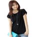 New Product 2026 Korean-Style Solid Color Loose Plus-Size Top, Round-Neck Short-Sleeved Women's T-Shirt, Summer Wear Bas_ecoleips.com