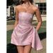 Spring/Summer Women's Party Evening Dress In Elegant Dressing-Style With Off-Shoulder Design_ecoleips.com