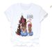 Merry Christmas Tree Santa Claus Round Neck Fashionable Simple Women's Clothing Short Sleeve T-Shirt For Women_ecoleips.com